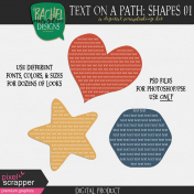 Text on a Path: Shapes 01
