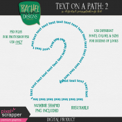 Text On A Path: Numbers: 2