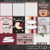 Sweaters and Hot Cocoa Journal Cards