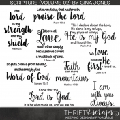 Scripture Word Art (Volume 02)