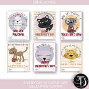 Everyday Is Caturday (Valentine Cards)