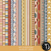 My Everyday- August 2022- Pattern Paper