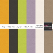 No Tricks, Just Treats Solid Papers Kit