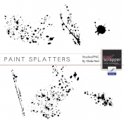 Paint Splatters-Brush/PNG's Kit