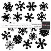 Its Christmas-Designer Resources-Snowflake Shapes Kit