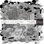 Sweet Valentine Element Templates Kit