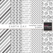 Earth Day Overlay/Paper Templates Kit