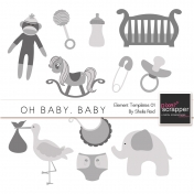 Oh Baby, Baby Element Templates 01 Kit