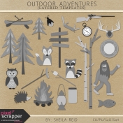 Outdoor Adventures Layered Templates Kit