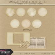 Vintage Paper Styles Set 02