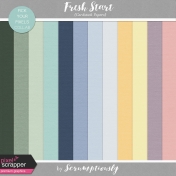 Fresh Start Cardstock Solid Papers