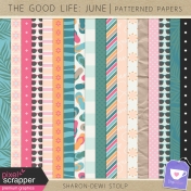 The Good Life: June- Patterned Papers