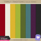 Family Traditions- Solid Papers