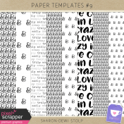 Paper Templates #9