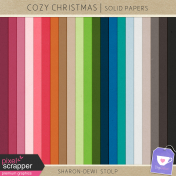 Cozy Christmas - Solid Papers