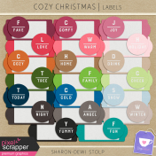 Cozy Christmas- Labels