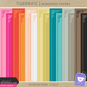 Tigerrific- Bordered Papers