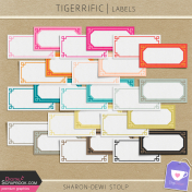 Tigerrific- Labels