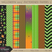 Halloween 2015: Patterned Papers 03