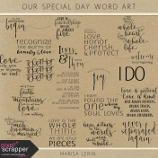 Our Special Day Word Art Kit