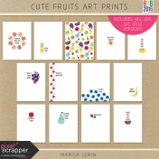 Cute Fruits Art Prints Kit