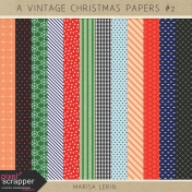 A Vintage Christmas Papers Kit #2