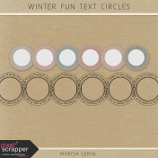 Winter Fun Text Circles Kit