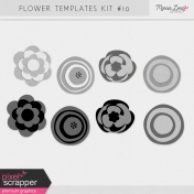 Flower Templates Kit #10- Felt