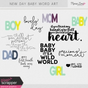 New Day Baby Word Art Kit