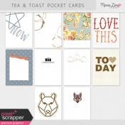 Tea & Toast Pocket Cards Kit
