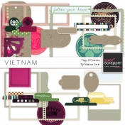 Vietnam Tags & Frames Kit