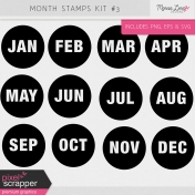 Month Stamps Kit #3