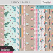 The Good Life: June Birthday Papers Kit