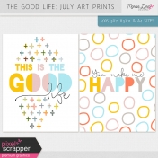 The Good Life: July Art Prints Kit