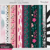 The Good Life: January 2019 Papers Kit