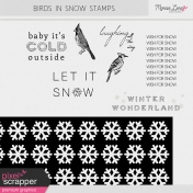 Birds in Snow Stamps Kit