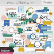 The Good Life: March 2019 Words & Tags Kit