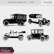 Vintage Images Kit- Cars