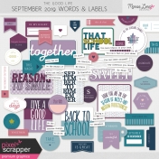 The Good Life: September 2019 Words & Labels Kit