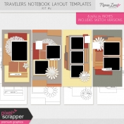 Travelers Notebook Layout Templates Kit #2