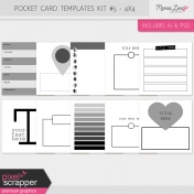 Pocket Card Templates Kit #5- 4x4