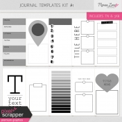 Journal Me Templates Kit #1