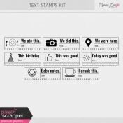 Text Stamps Kit