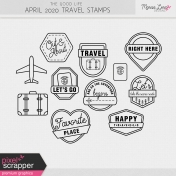 The Good Life: April 2020 Travel Stamps Kit