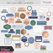 The Good Life: May 2020 Labels & Words Kit