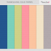 Thanksgiving Solid Papers Kit