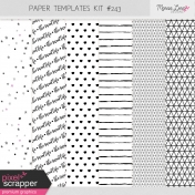 Paper Templates Kit #243