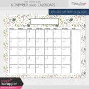 The Good Life: November 2020 Calendars Kit