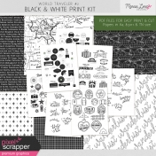 World Traveler #2 Black & White Print Kit