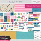 Tea Cup Print Kit